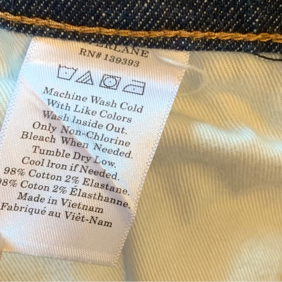 Everlane The High-Rise Skinny Jean Dark Indigo - Picture 13 of 16